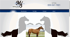 Desktop Screenshot of m3performancehorses.com